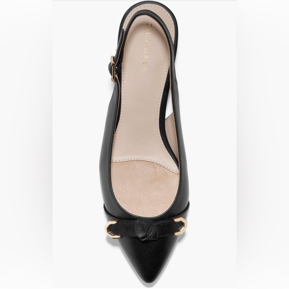 Black leather sling backs - Picture 2 of 10